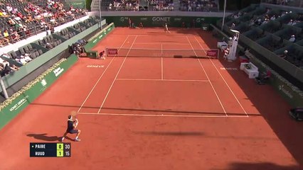 Genève - Paire balayé par Ruud