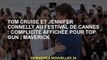 Tom Cruise et Jennifer Connelly à Cannes : For Top Gun : Maverick Showcase Complicity