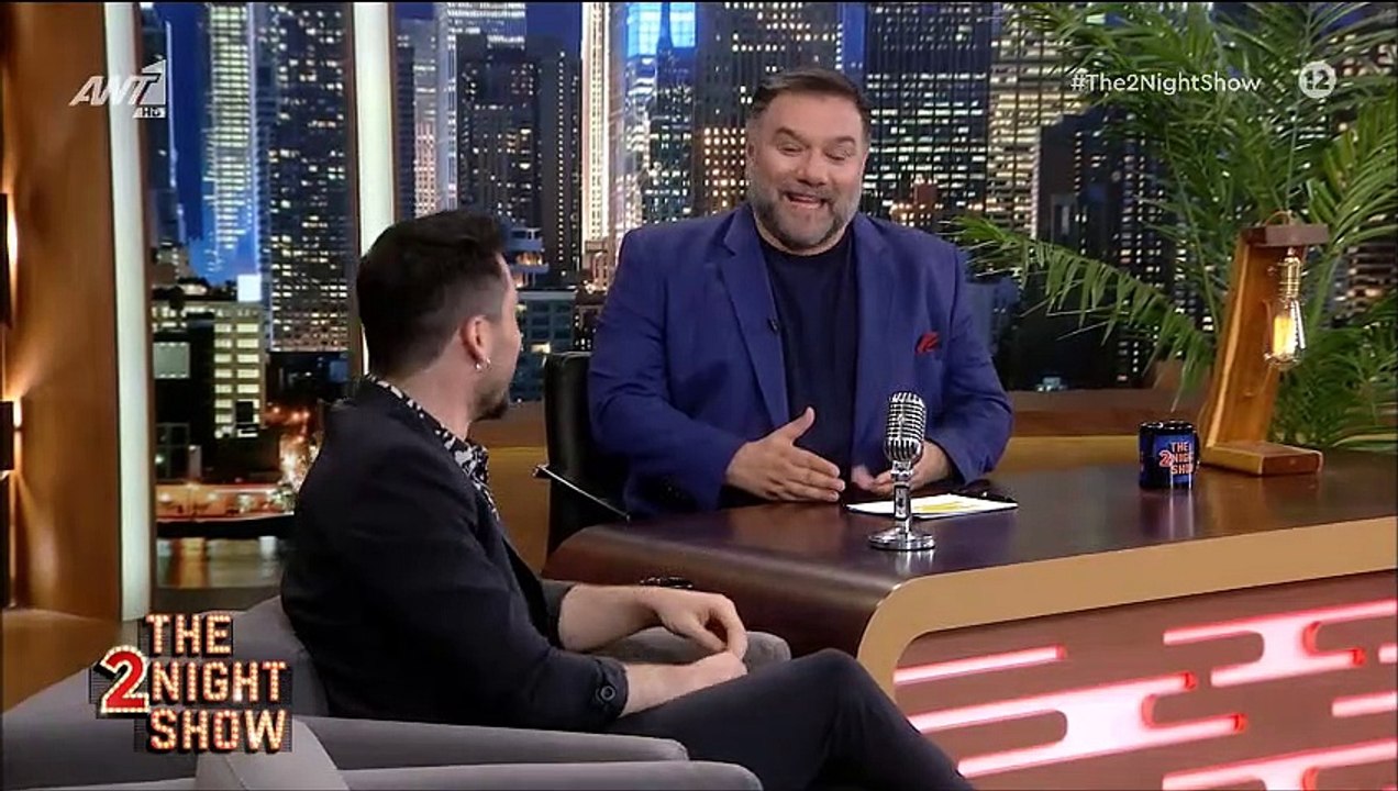 The 2Night Show: Χατζηαγγελάκης: Η «σχέση» με την Χάνου και η πλάκα που τον οδήγησε στο τμήμα