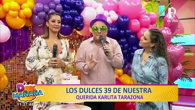 Karla Tarazona celebra su cumpleaños con gran sorpresa
