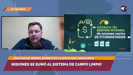 Misiones se sumó al sistema de campo limpio