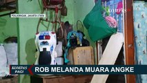 Banjir Rob Merendam 11 RT di Kawasan Muara Angke Jakarta Utara