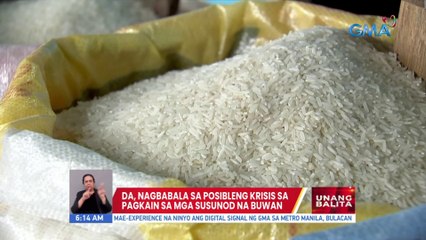 DA, nagbabala sa posibleng krisis sa pagkain sa mga susunod na buwan | UB