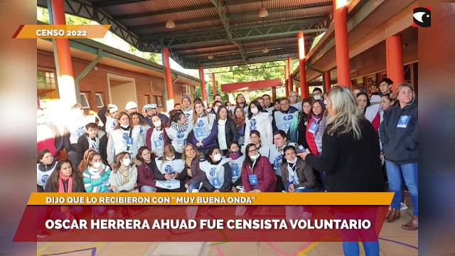 Oscar Herrera Ahuad fue censista voluntario
