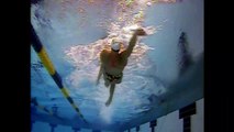 Swimming Backstroke - Underwater review examination and analysis.