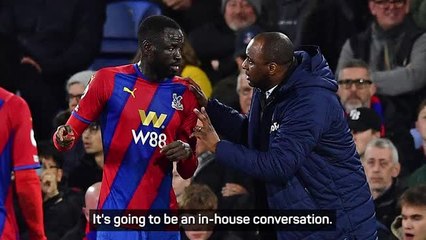 Vieira 'will speak' with Kouyate over social media storm