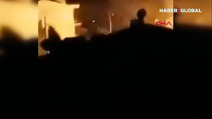 Şiddetli rüzgar trafo patlattı!