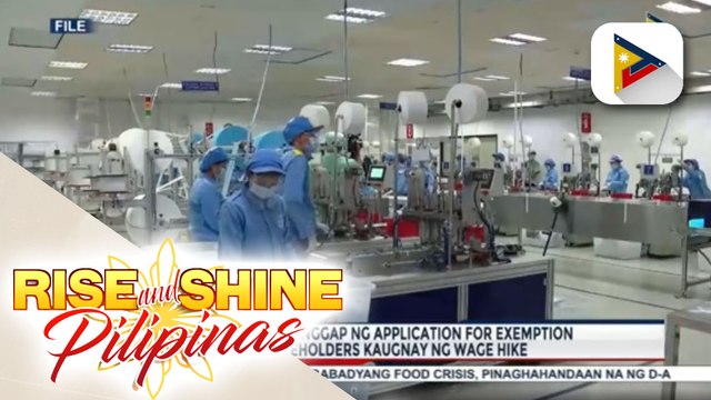 DOLE, ‘di pa nakatatanggap ng application for exemption mula sa stakeholders kaugnay ng wage hike