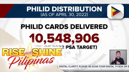 Higit 10-M Philippine Identification Card, naipamahagi na ng PSA