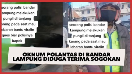 Viral Video Oknum Polantas di Bandar Lampung Diduga Terima Sogokan dari Pengendara, Ini Kata Kasat Lantas