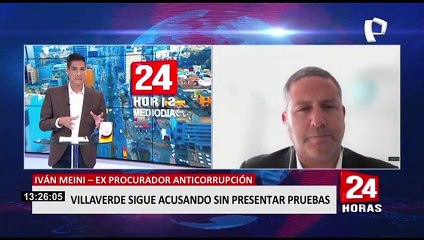 Iván Meini: "Es altamente probable que Zamir Villaverde no tenga pruebas"