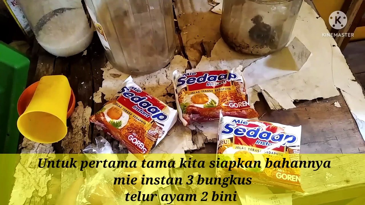 Tutorial memasak mie goreng