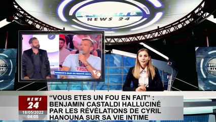 "Tu es vraiment fou" : Benjamin Castaldi est envoûté par les révélations sur la vie privée de Cyril