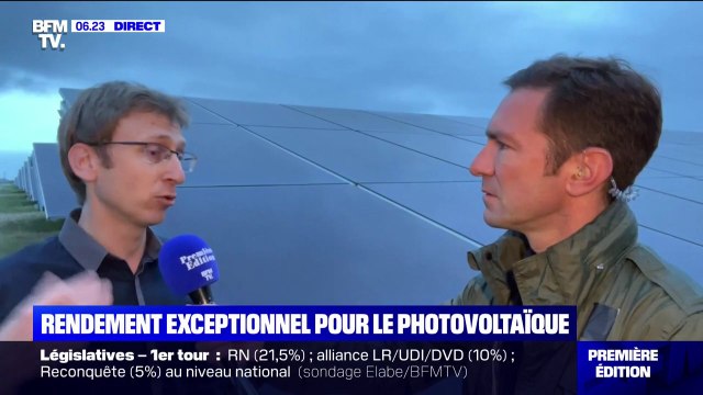 Le rendement exceptionnel des panneaux photovoltaïques ces derniers jours