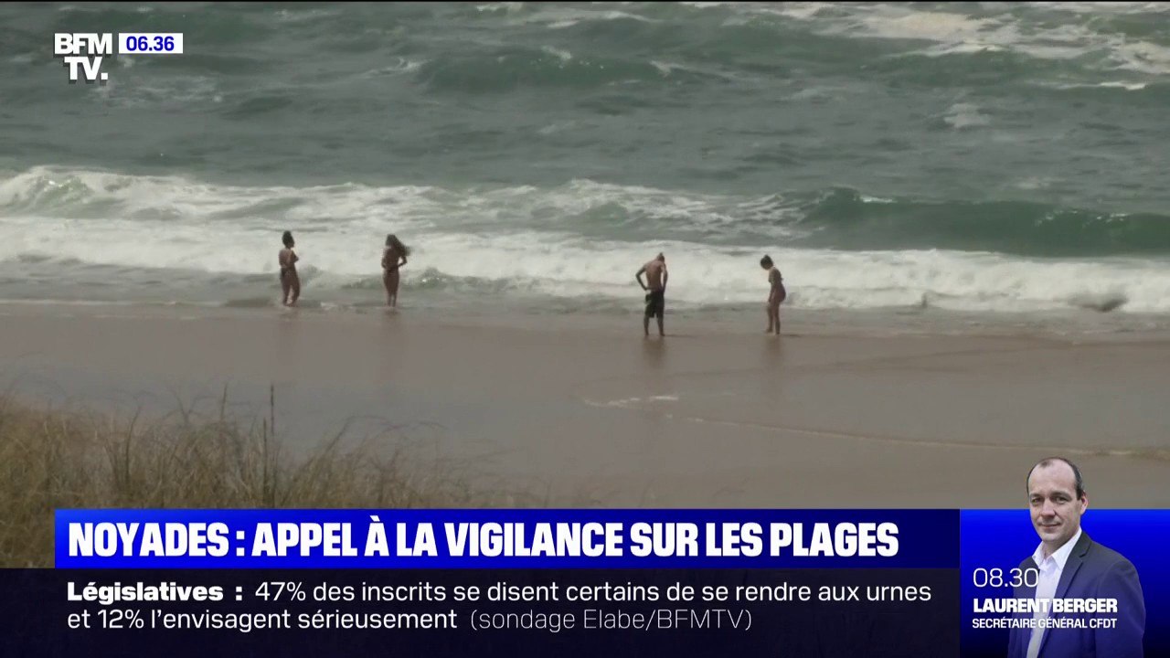 Risques de noyades: appel à la vigilance sur les plages