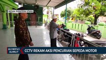 Aksi Maling Motor di Masjid Terekam CCTV