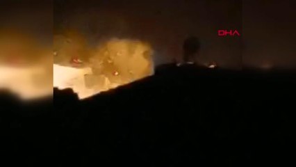 FOÇA'DA ŞİDDETLİ RÜZGAR TRAFO PATLATTI