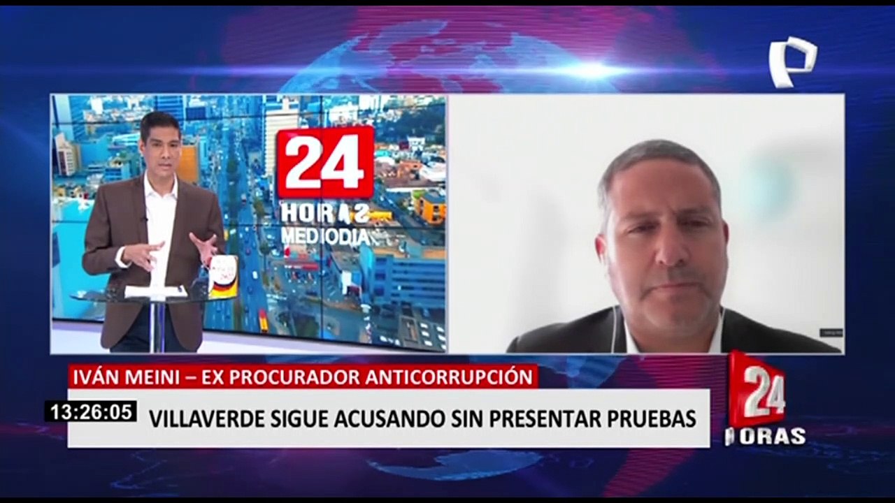 Iván Meini: "Es altamente probable que Zamir Villaverde no tenga pruebas"