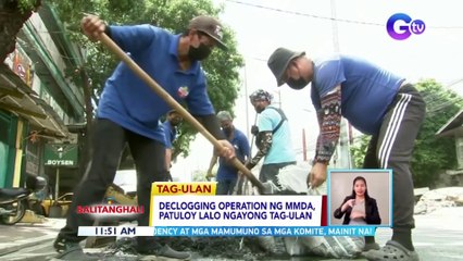 Declogging operation ng MMDA, patuloy lalo ngayong tag-ulan | BT
