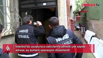 İstanbul' da helikopter destekli uyuşturucu operasyonu