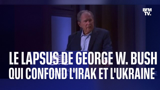 La décision d'un seul homme d'avoir envahi l'Irak... je veux dire, l'Ukraine : le lapsus embarrassant de George W. Bush