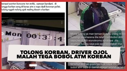 Tolong Korban Kecelakaan, Driver Ojol Malah Tega Bobol ATM Korban Berdalih Bayar RS, Endingnya Lebih Bikin Geger
