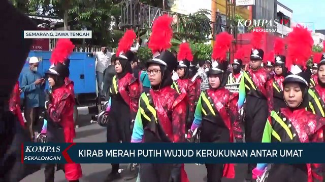 Kirab Merah Putih Wujud Kerukunan Antar Umat Beragama