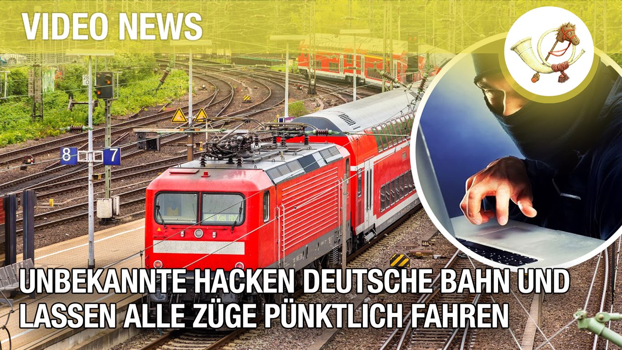 Unbekannte hacken Deutsche Bahn und lassen alle Züge pünktlich fahren