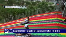 Rainbow Slide, Sensasi Berseluncur Sejauh 120 Meter di Lembang