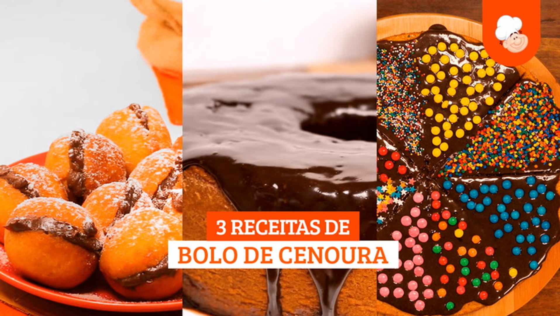 Receitas de bolo de cenoura