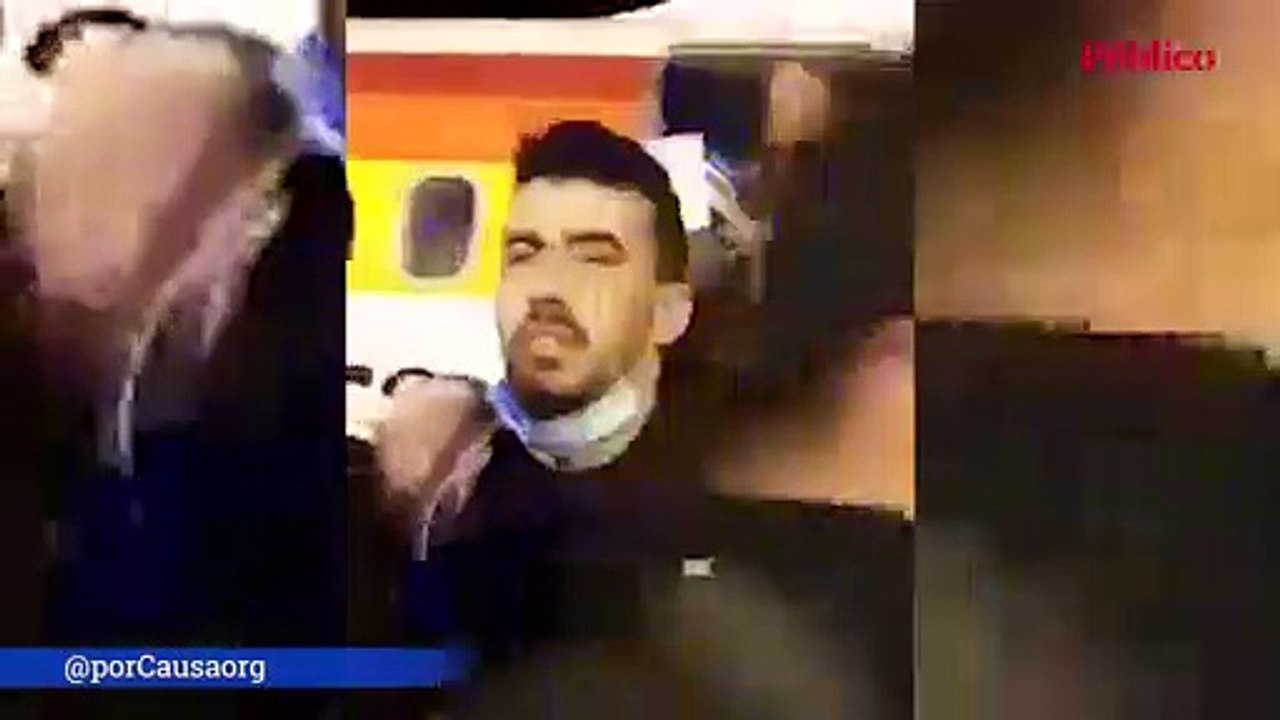 El vídeo de la expulsión de  Mohamed Benhalima,  el argelino condenado a muerte entregado por España