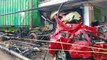 Kecelakaan Maut Truk Kontainer Hantam Minibus Hingga Ringsek