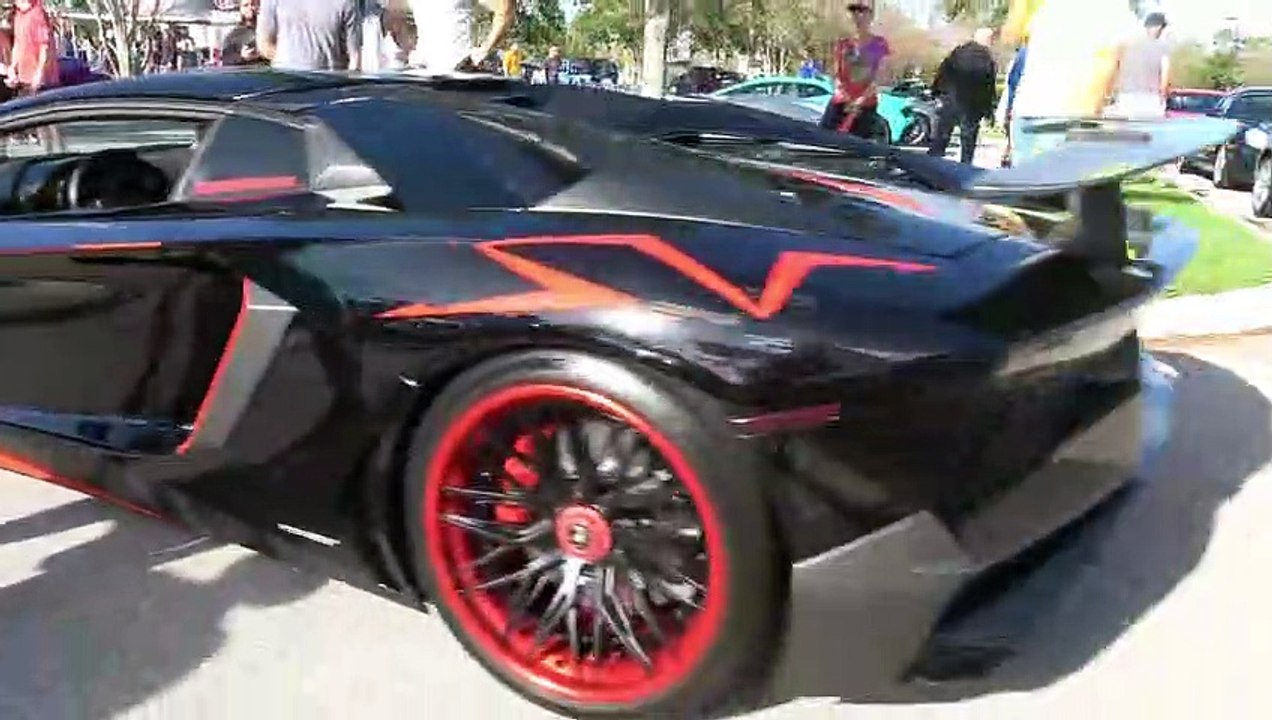 BEST CARS AND COFFEE EXITS EVER- DRIFTING- DONUTS- BURNOUTS- - MORE at Cars and Coffee PALM BEACH