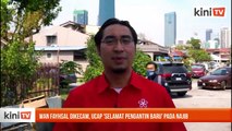 Wan Fayhsal dikecam, ucap 'Selamat Pengantin Baru' pada Najib