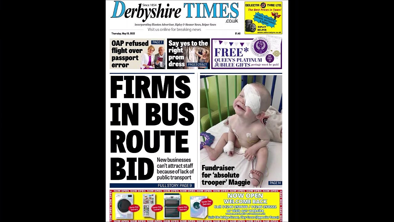 Inside this weeks Derbyshire Times 19th May