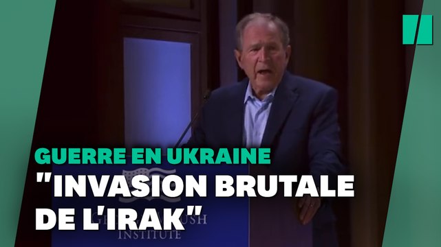Ce lapsus de George W. Bush entre Irak et Ukraine n'est pas passé inaperçu