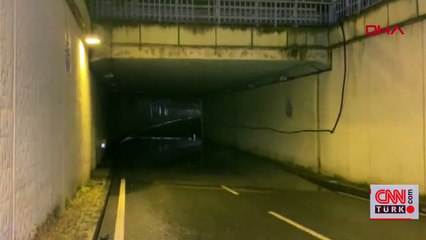 Üsküdar'da alt geçit suyla doldu!