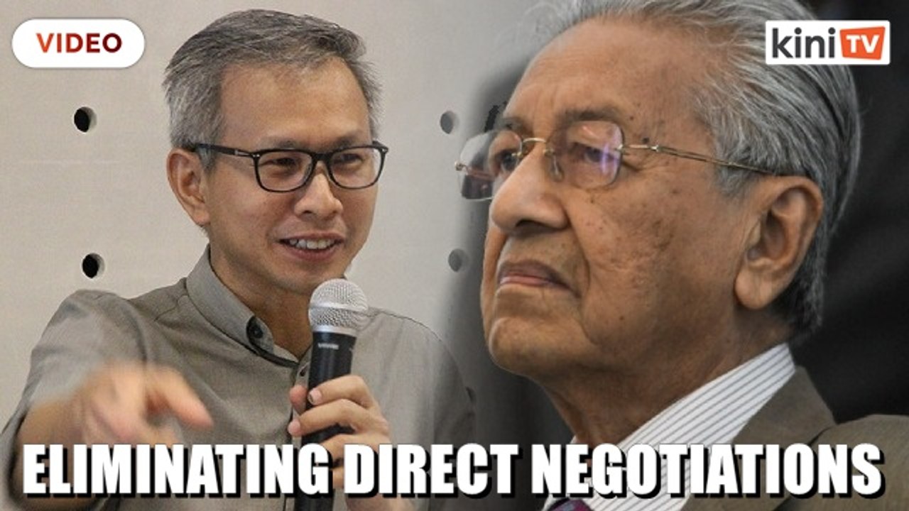 Tony Pua: Avoiding direct negotiations with cronies "not business-friendly"?