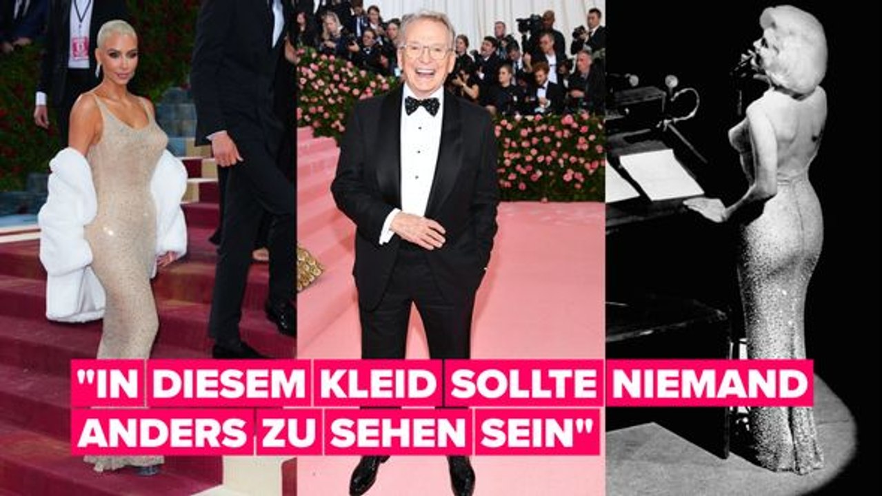Nicht einmal der designer von marilyn monroes kleid fand kims outfit gut