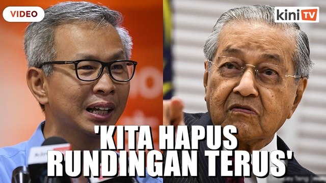 'Dr M kritik saya sebab PH tolak rundingan terus dengan kroni BN'