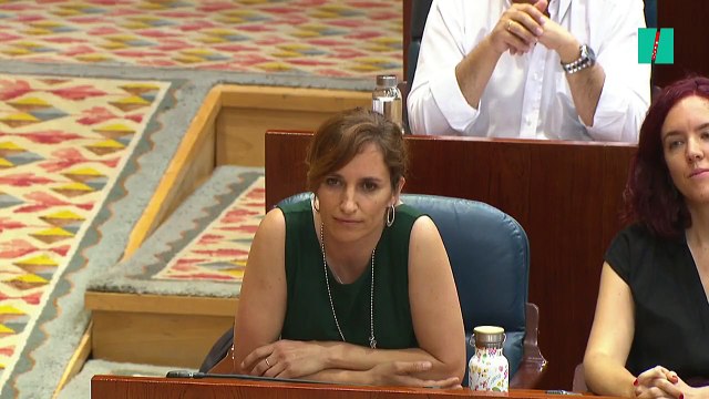 Ayuso, sobre el cannabis, a Mónica García: Las drogas, lo que usted pretende imponer