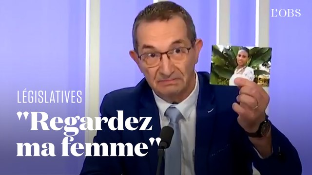 Un candidat RN montre une photo de sa femme noire afin de prouver qu'il n'est pas extrémiste