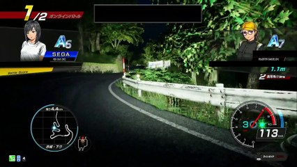 【Online Battle】 Is it difficult to drive a technical course on a high-speed car? - InitialD THE ARCADE