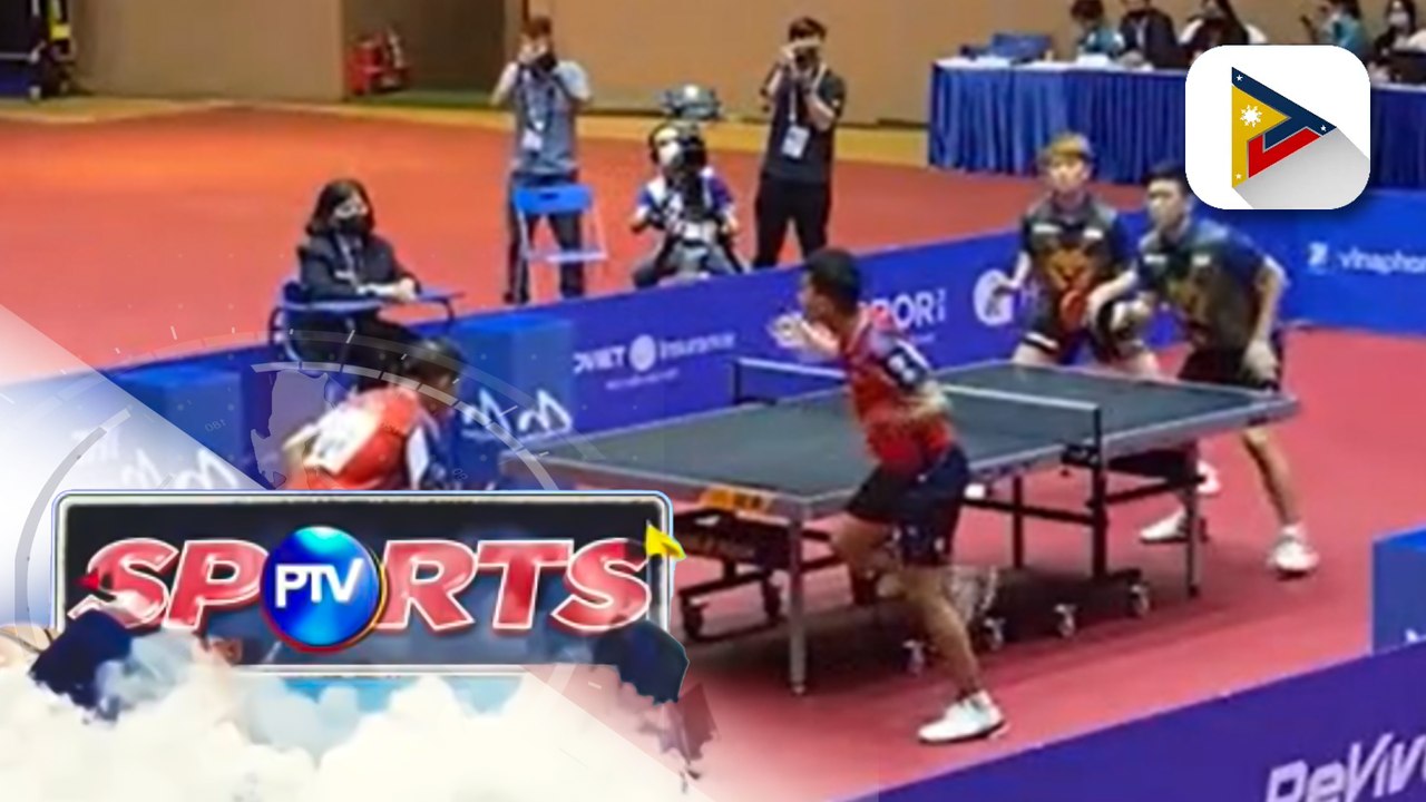 Gonzales at Misal, nakuha ang unang table tennis medal ng PH table tennis team sa 31st SEAG
