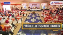 PM Modi hosts Sikh delegation at his residence