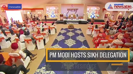 PM Modi hosts Sikh delegation at his residence