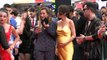 Violeta Mangriñán presume de embarazo en la premiere de 'Stranger Things'