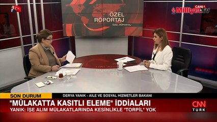 'Mülakatta kasıtlı eleme' iddialarına Bakan Yanık'tan yanıt
