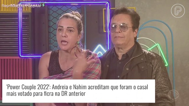 'Power Couple Brasil 6': Andreia 'garante' eliminação de Brenda e Matheus e monta plano. Veja!