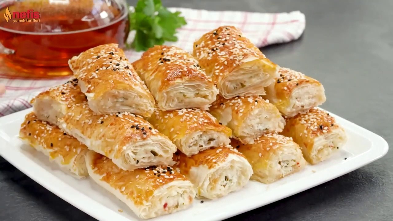 AŞIRI KOLAY Çıtır Çıtır Peynirli Börek Tarifi (Baklavalık Yufkadan)